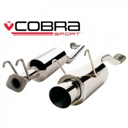 HN14 Cobra Sport Honda Civic Type R (EP3) 2000-06 Cat Back System with Round Tailpipe, Cobra Sport, HN14